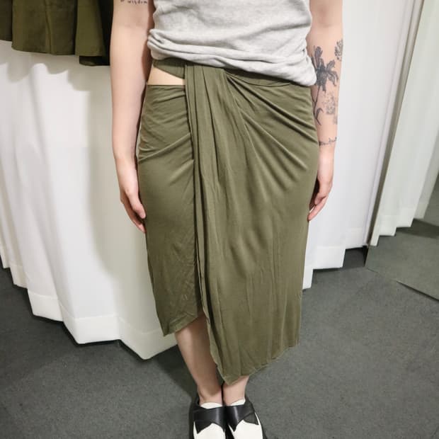 Helmut Lang cutout skirt