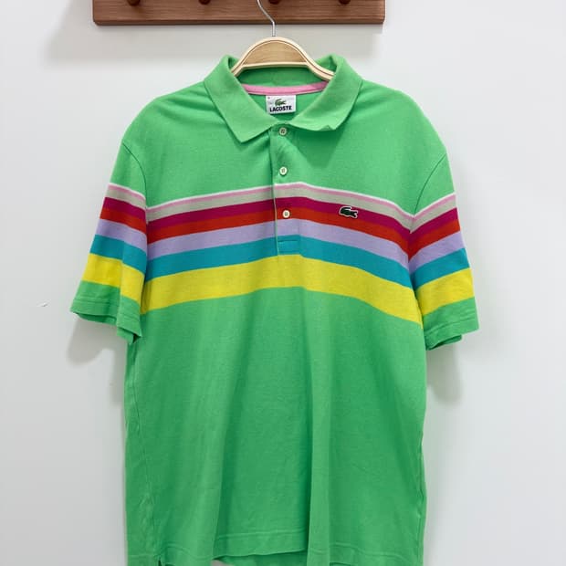 Lacoste 스트라이프 폴로티