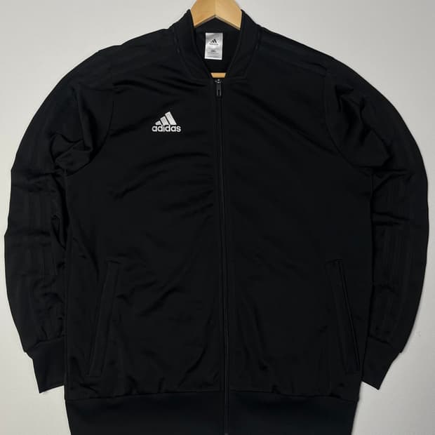 아디다스 블랙 삼선 져지