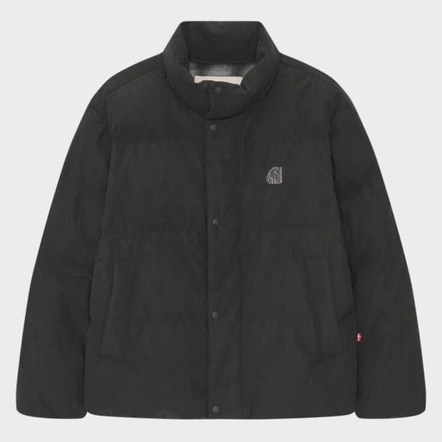 노르디스크 코듀로이 푸퍼 크리스탈 다운 패딩