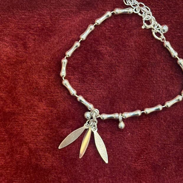 Bamboo 925silver bracelet🎋