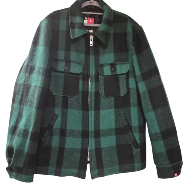 Schott NYC × DC Shoes Buffalo Check Wool