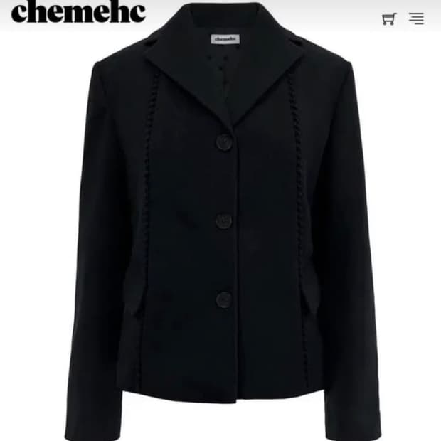 체메씨 리본폼보우자켓 1사이즈 판매해요