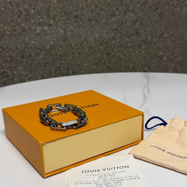 [풀구성/영수증]루이비통 모노그램 버질아블로 체인팔찌