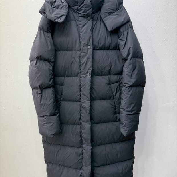 정품) 룰루레몬 여성 블랙 구스 롱패딩 4