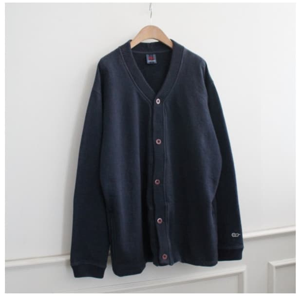 글로벌 워크 헤비 코튼 가디건 L