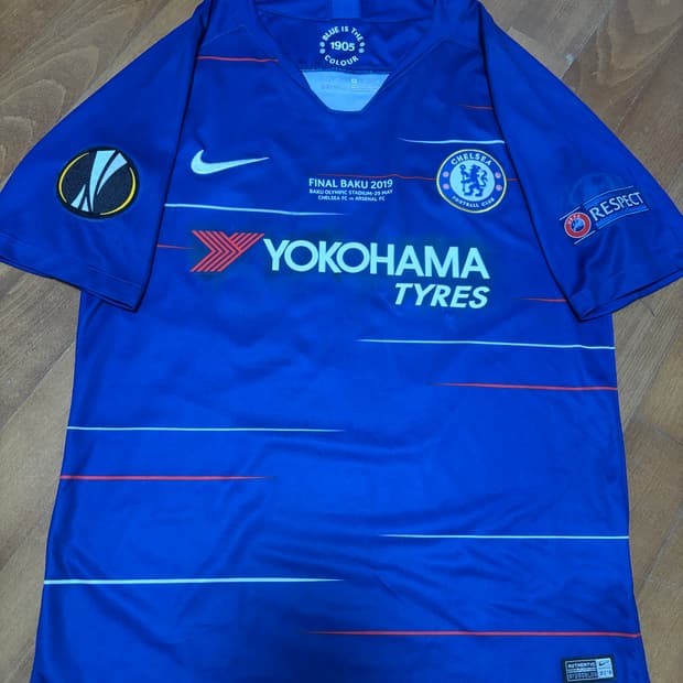 첼시 18-19 유로파 파이널 아자르 유니폼