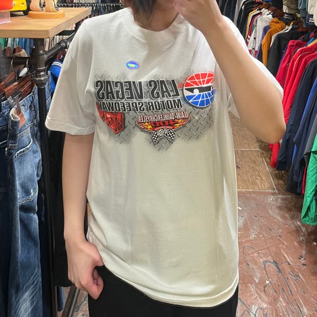 [HI] 빈티지 반팔 티셔츠 화이트