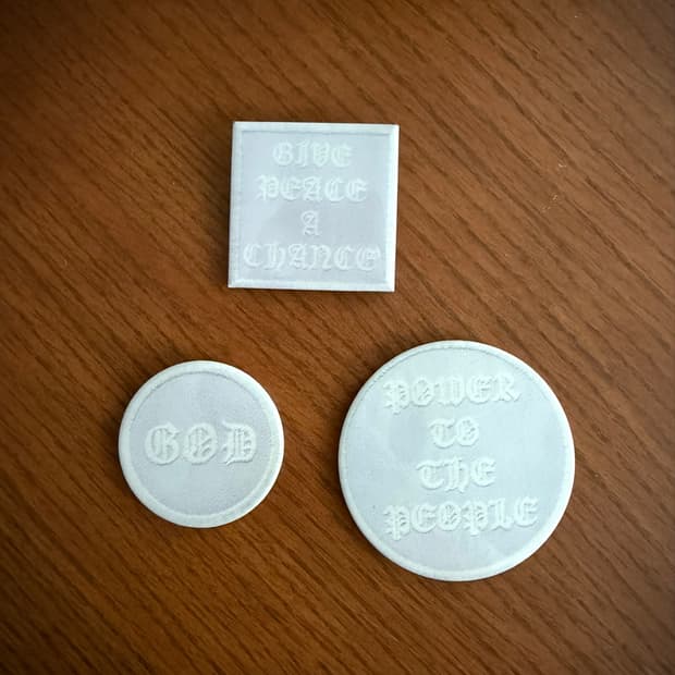 Number (N)ine 2004AW badge