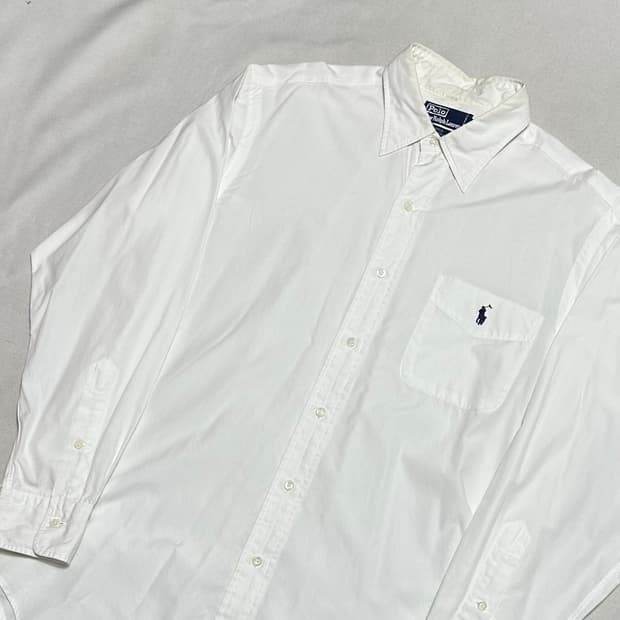 16-33 폴로랄프로렌 코튼 화이트 셔츠