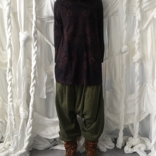 High neck ethnic mood sleeve