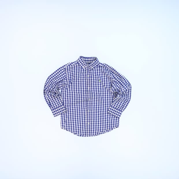 6 폴로 키즈 체크 셔츠 0701H2