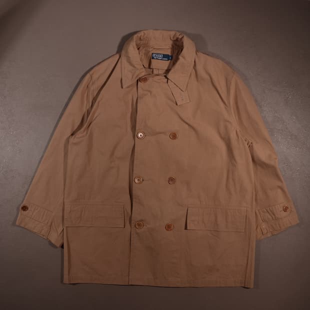 폴로 랄프로렌 코튼 피코트