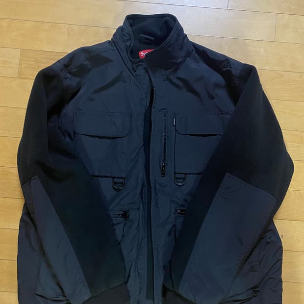 19FW 슈프림 업랜드 플리스 자켓 블랙