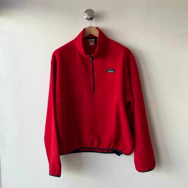 90‘s USA LL Bean Half-zip Fleece 엘엘빈 플리스