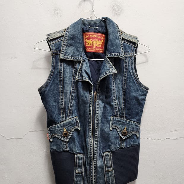 리바이스 웨스턴 워크 데님 베스트