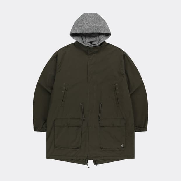 코이세이오 WASHED MILITARY JACKET - MUD khaki