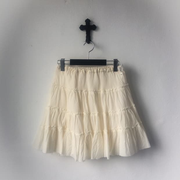Layer mini skirt