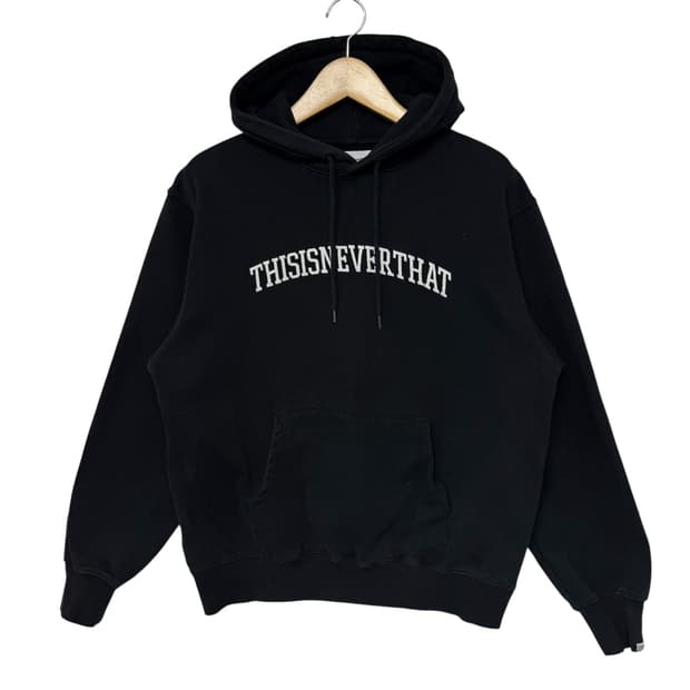 디스이즈네버댓 자수로고 후드티