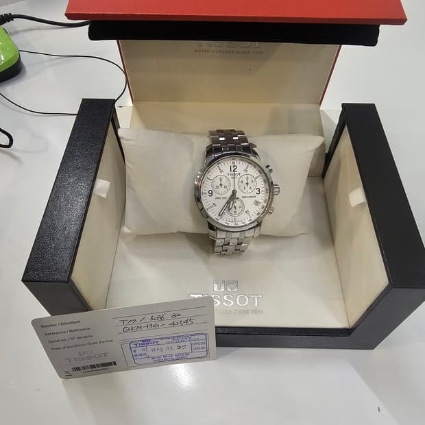 티쏘 prc200 크로노크래프 쿼츠