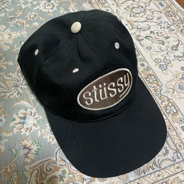 스투시 핏스탑 로우 프로 캡 블랙