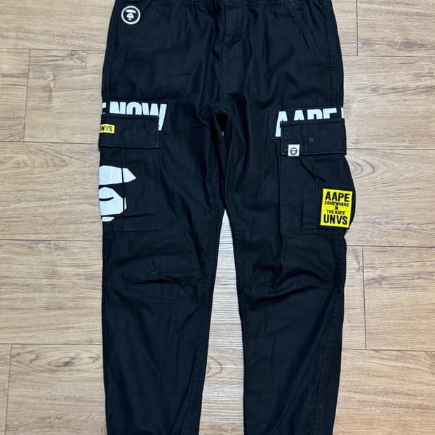 AAPE 에이프 카고 조거 팬츠