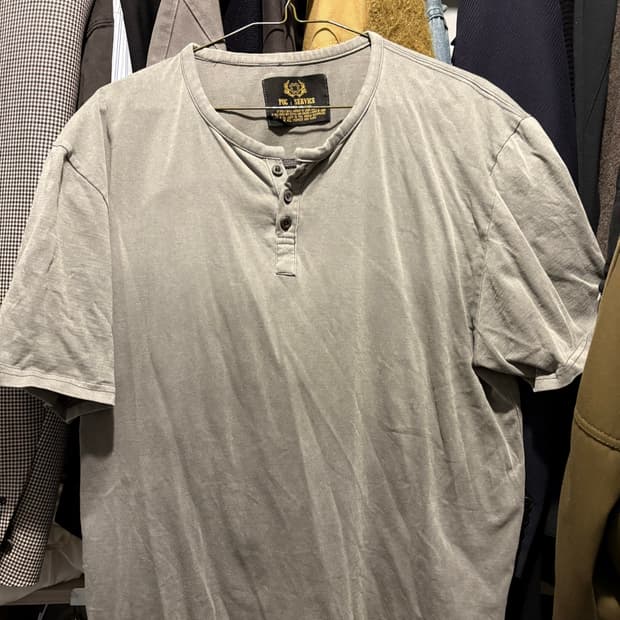 Pogservice 포그서비스 헨리넥 반팔 2 size