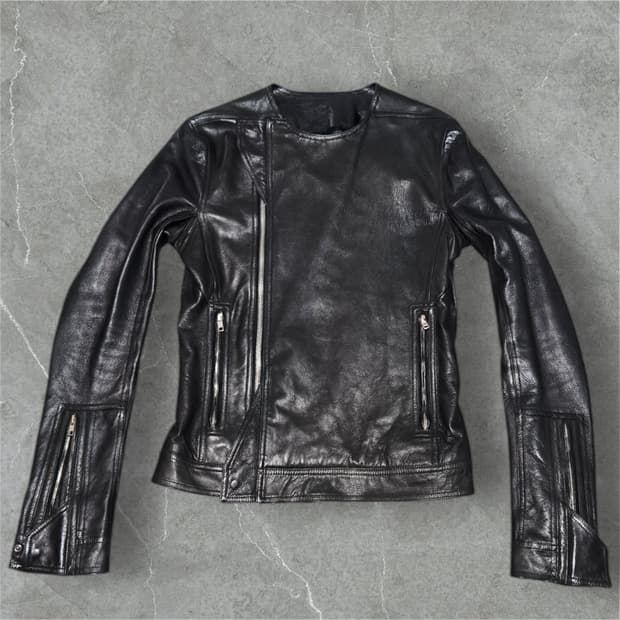 릭 오웬스 Vicious SS 2014 디어스킨 레더 자켓