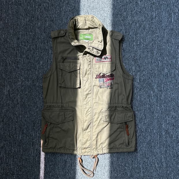 jeep 밀리터리 포켓 베스트