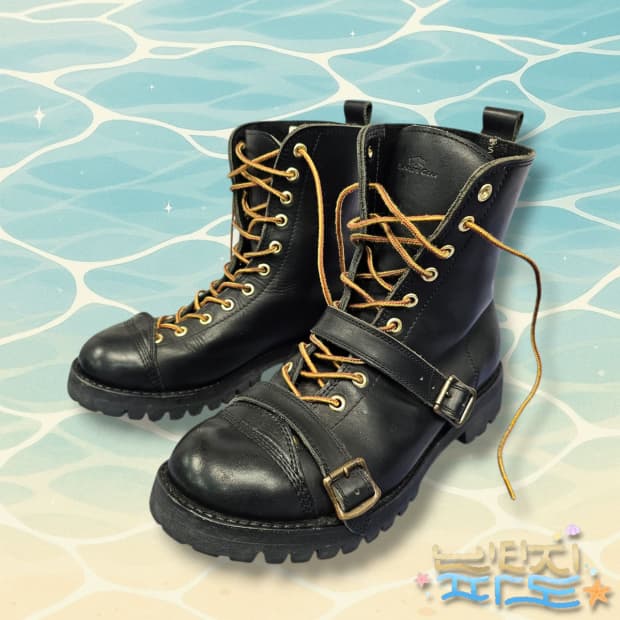 265 HAROLDS GEAR 1989 홀스하이드 모터사이클 부츠
