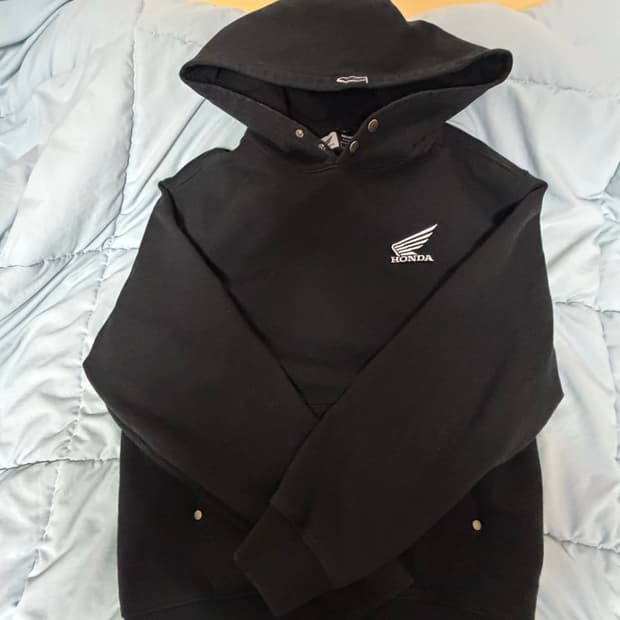 혼다 모터사이클 후드티 s 블랙 