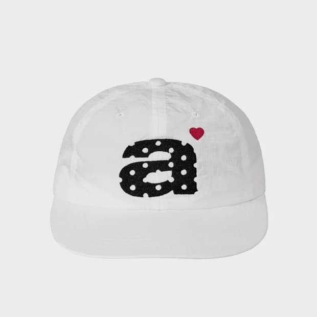 DOT SMALL LETTER NYLON CAP [WHITE]