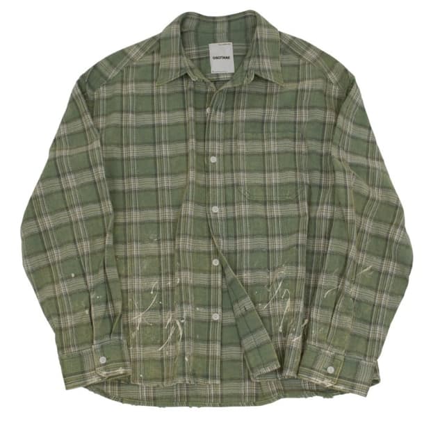 오시타레 VTG LUMBERJACK SHIRTS (GREEN)