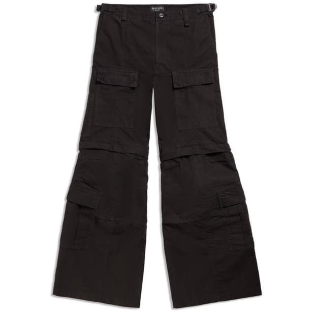 [구매중] 발렌시아가 립스탑 플레어 카고 팬츠