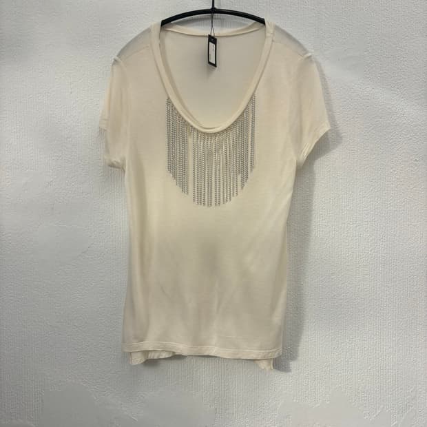 H&M 체인 테슬 반팔