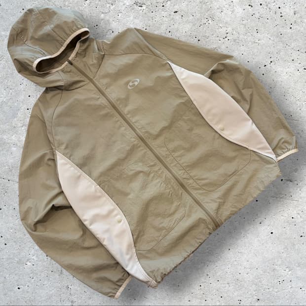 [M] 로어즈 LORES 후드 바람막이 자켓 베이지 D890