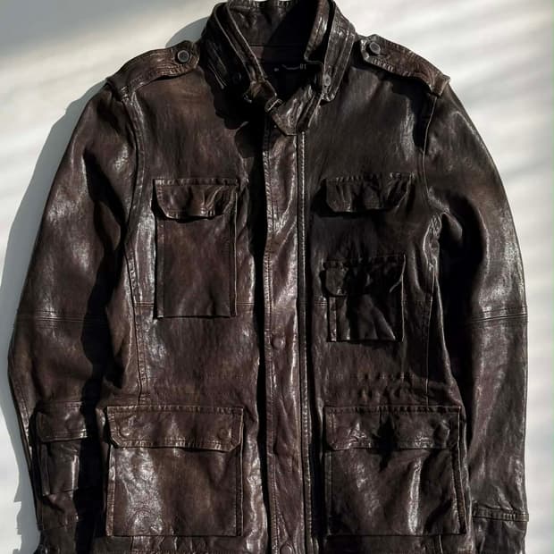 [105] 엘록 양가죽 멀티포켓 필드 자켓