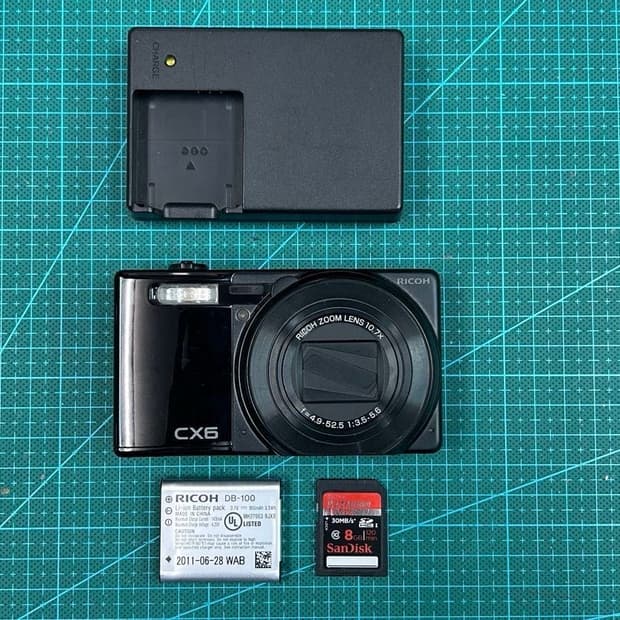 리코 Ricoh cx6 디카 디지털 카메라 블랙