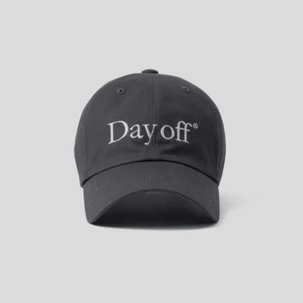 [OS] 에이카화이트 DAY OFF CAP(CHARCOAL)