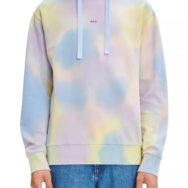 A.P.C. 아페쎄 타이다이 후드티 남녀공용 S