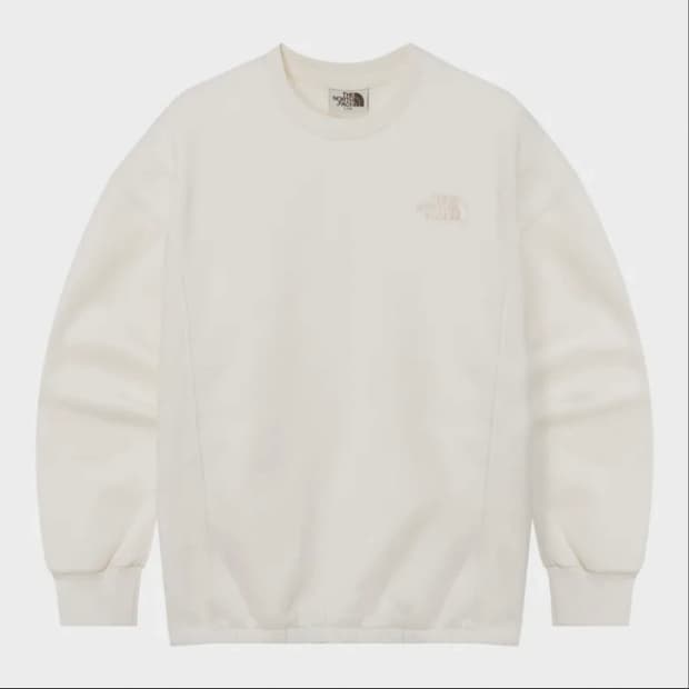 노스페이스 화이트라벨 퍼피 스웻셔츠 90사이즈