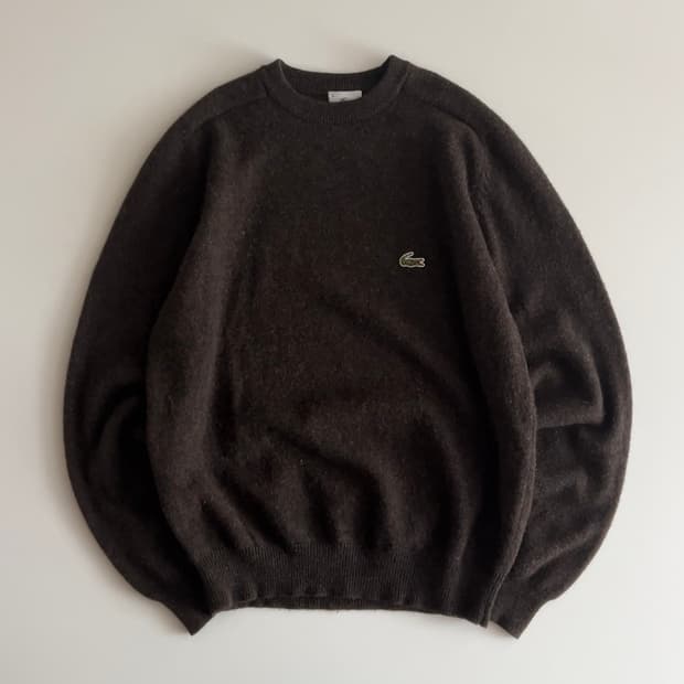 라코스테 브라운 울 니트 4
