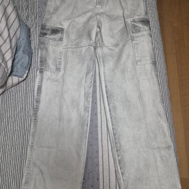 메인부스 빈티지 오일 카고 팬츠