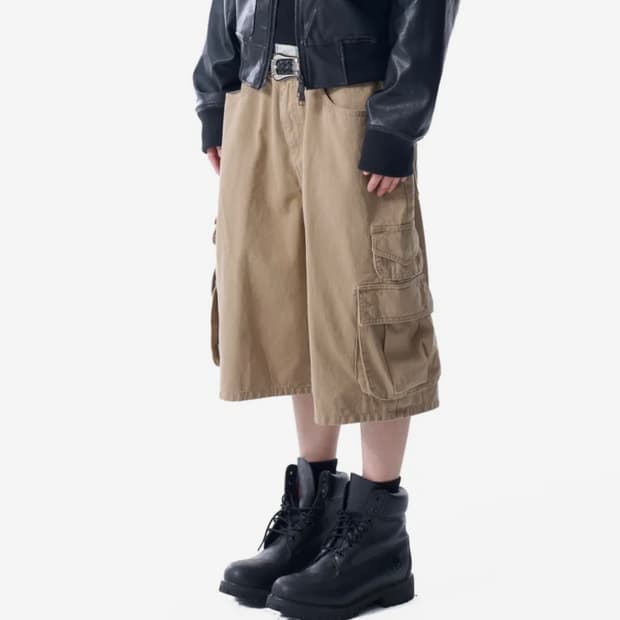 아캄 코튼 버뮤다 카고 팬츠