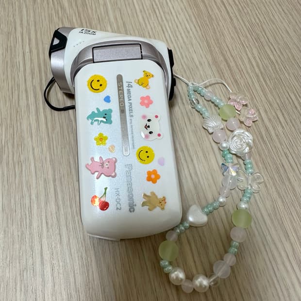 파나소닉 캠코더 HX-DC2 화이트 빈티지 Y2K 아이돌 감성