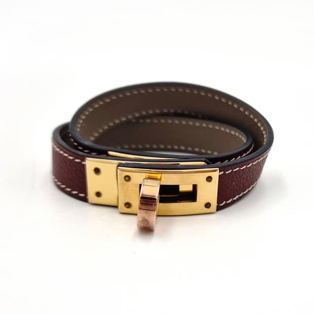 에르메스 켈리 더블 투어 브레이슬릿