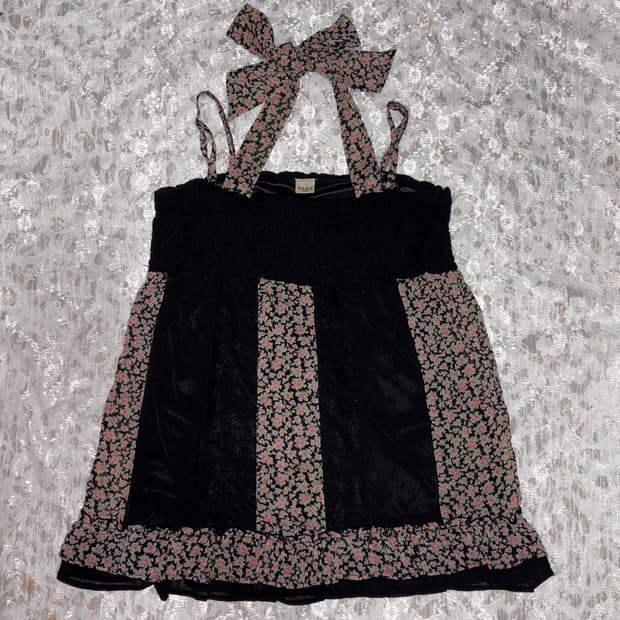 Axes femme flower sleeveless - 기장 52 (+끈