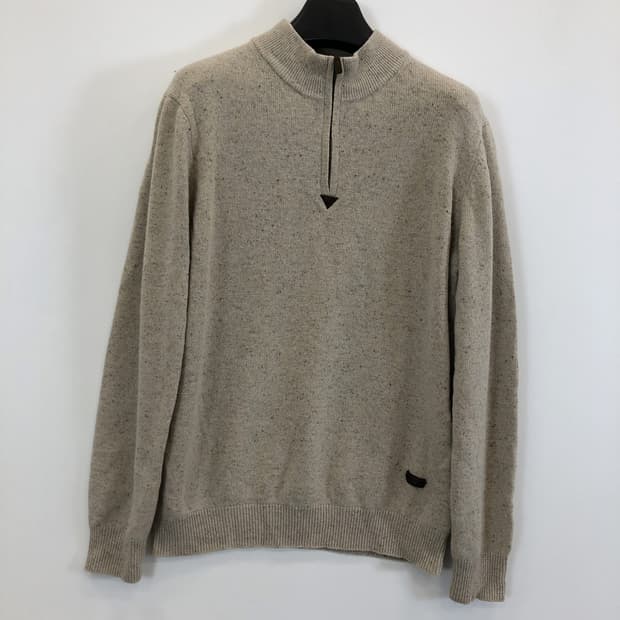 닥스 프리미엄 이태리원단 울 실크 하프집업 105 