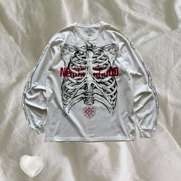 Neighborhood . 네이버후드 스켈레톤 롱슬리브