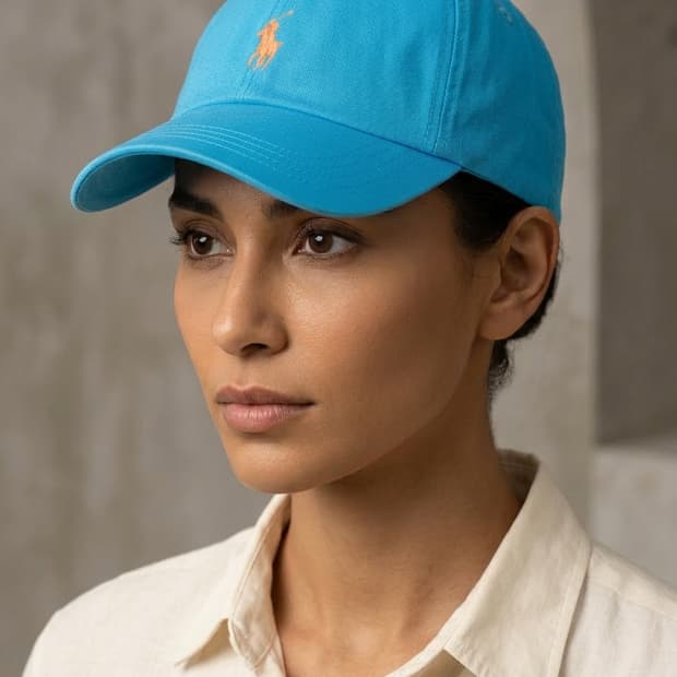 폴로 랄프로렌 볼캡 하늘색 원사이즈